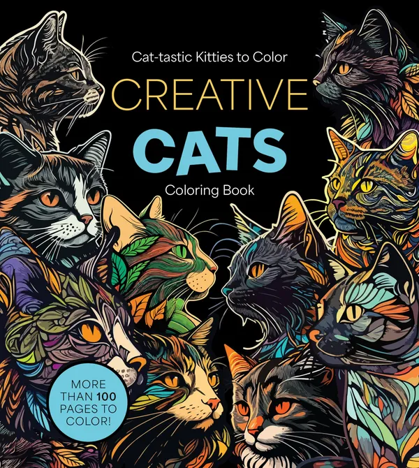 Creative Cats Coloring Book: Cat-tastic Kitties to Color - More Than 100 Pages to Color! (Chartwell Coloring Books)